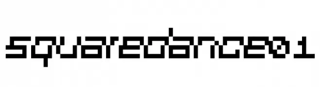 SquareDance01  font caratteri gratis