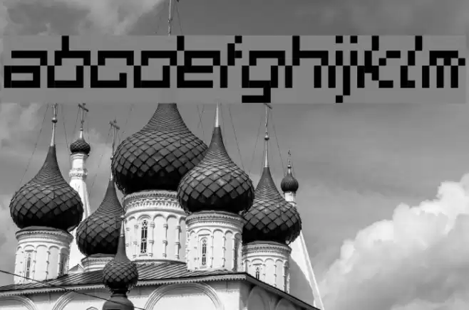 SquareDance01 Font examples