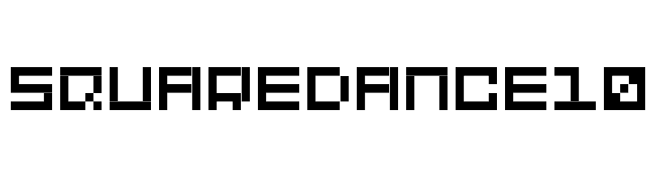 SquareDance10 Font