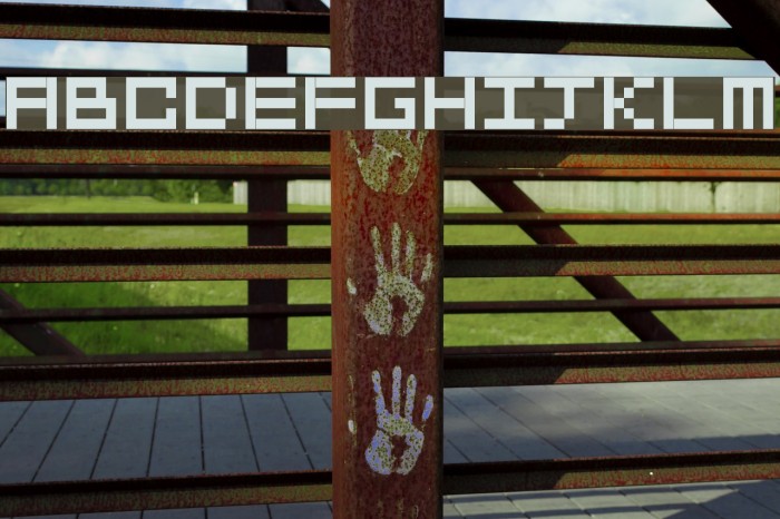 SquareDance10 Font examples