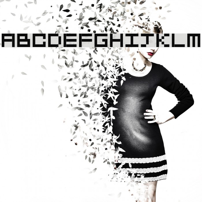 SquareDance10 Font examples