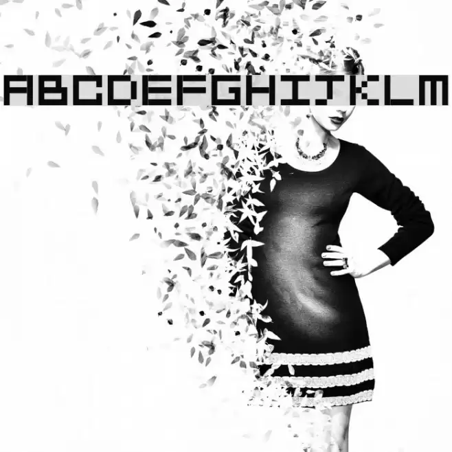 SquareDance10 Font examples