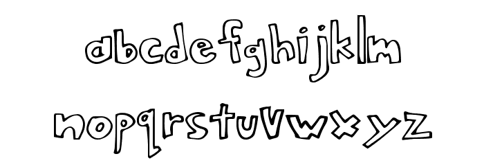 SquareDeal Font LOWERCASE