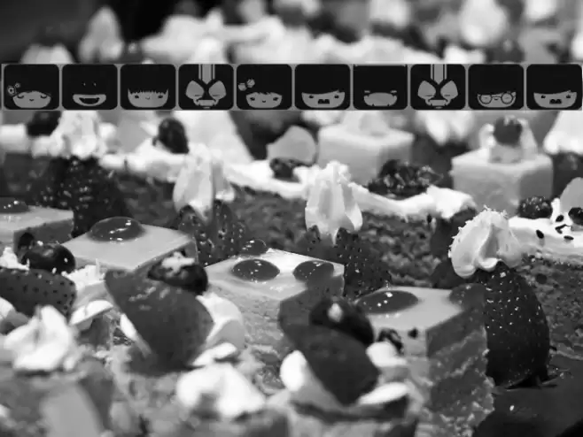 SquareFace Font examples