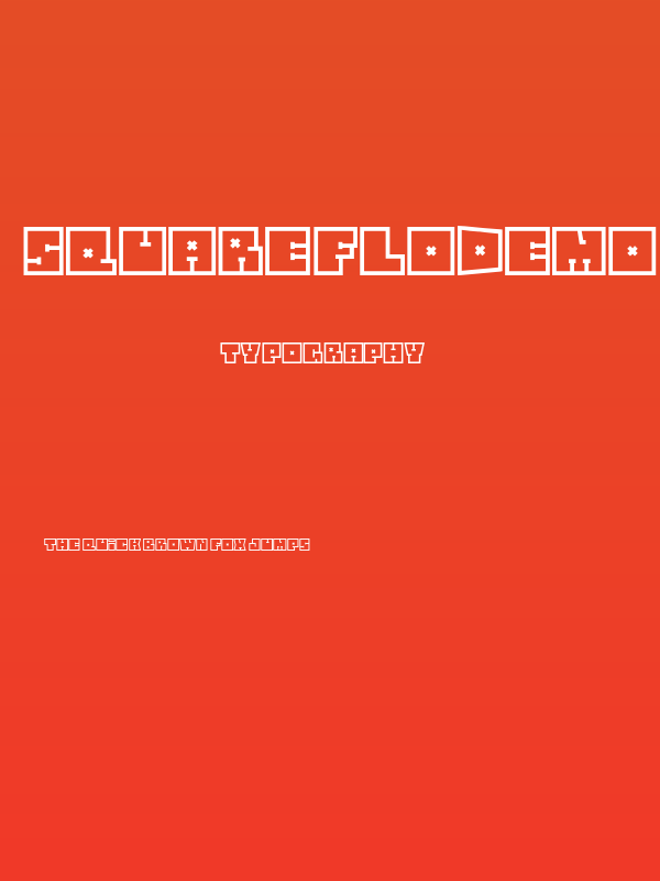 SquareFloDEMO Poster