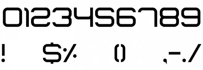 SquareTypeB Font OTHER CHARS