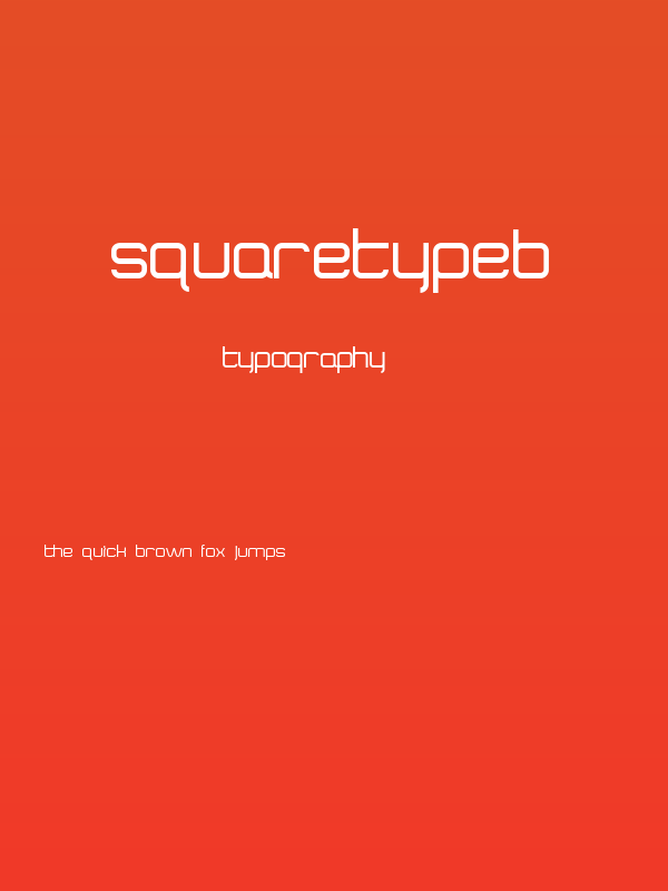 SquareTypeB Poster