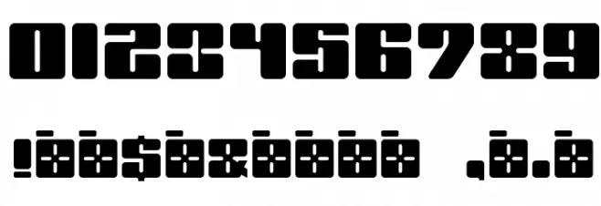 SquareWise Font OTHER CHARS