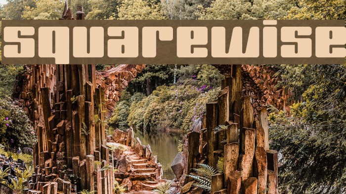 SquareWise Font examples