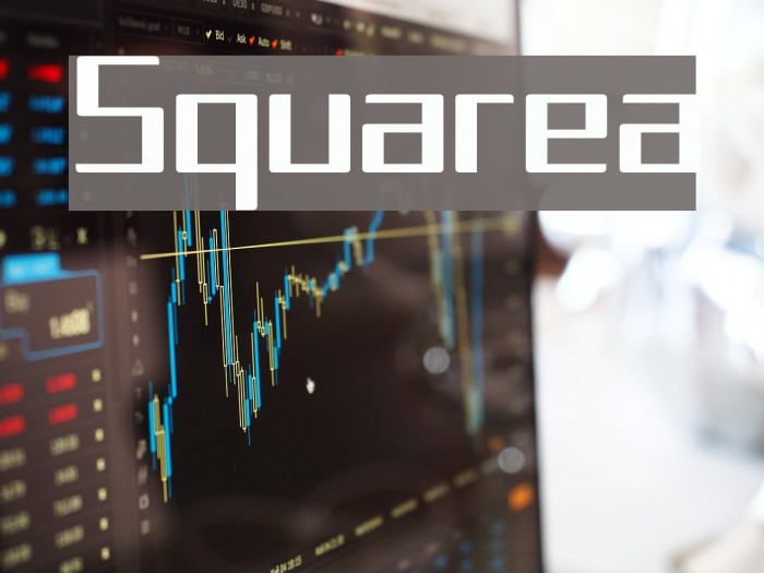 Squarea Font examples