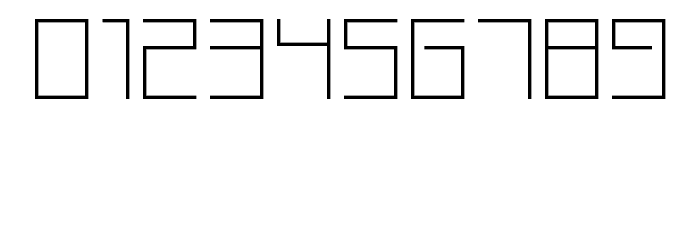 Squared Display Font OTHER CHARS
