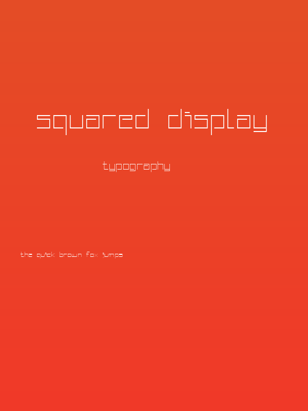 Squared Display Poster