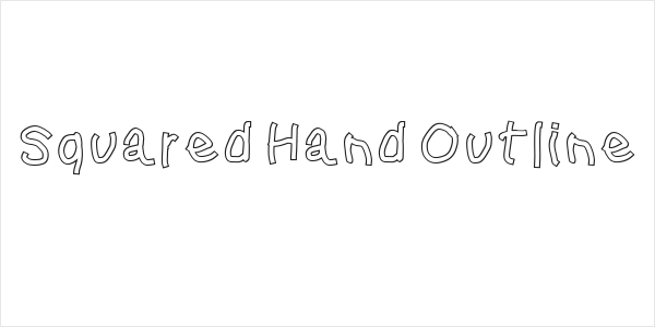 Squared Hand Outline Logo