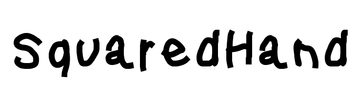 Squared Hand  Free Fonts Download
