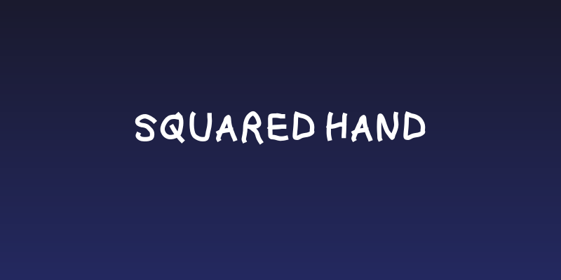 Squared Hand Social Header