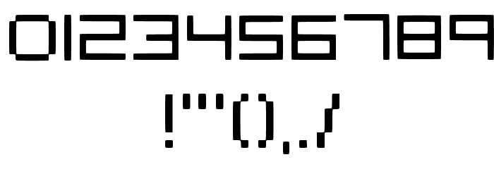 Squared Font OTHER CHARS