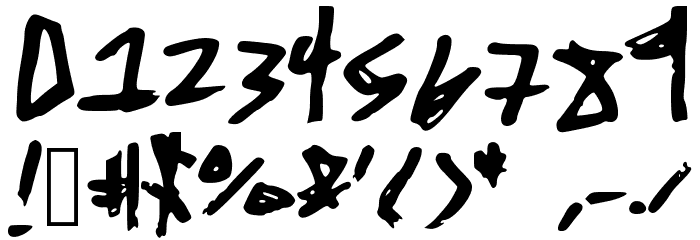 SquaredOff Font OTHER CHARS