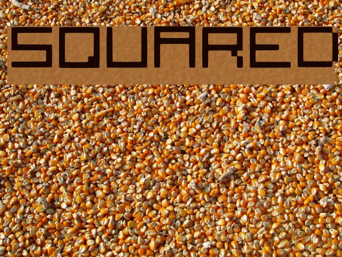 Squared Font examples