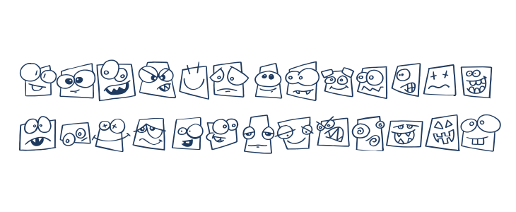 Squareheads Lowercase