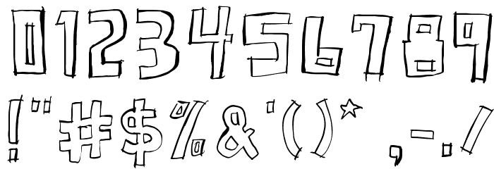 SquarehouseInline Schriftart Anderer Schreiben