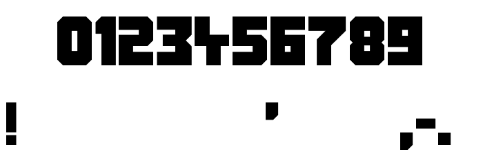Squarely Font OTHER CHARS