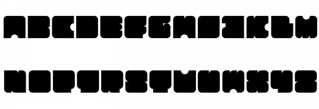 Squares फ़ॉन्ट अपरकेस