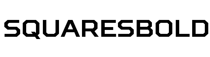 SquaresBold Font