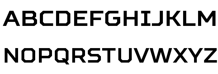SquaresBold Font LOWERCASE