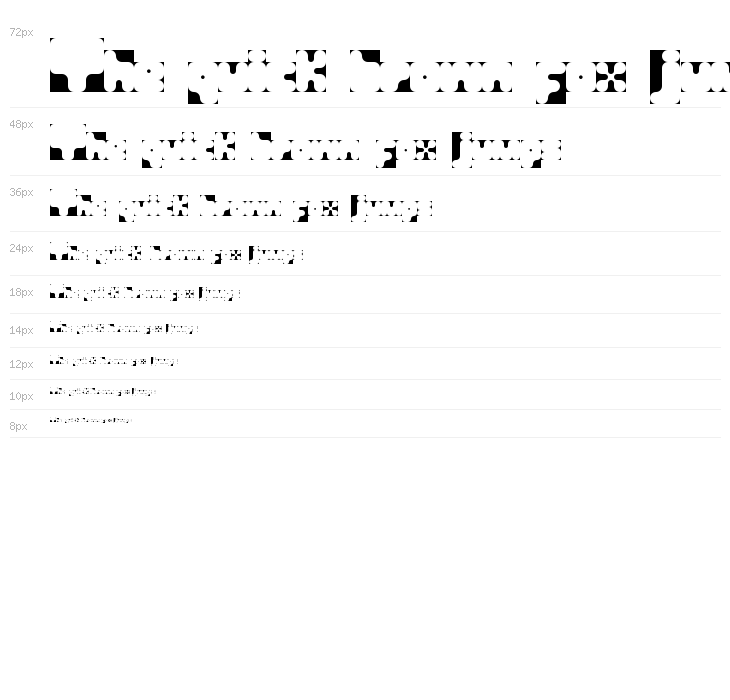 Squarescribed Regular Waterfall