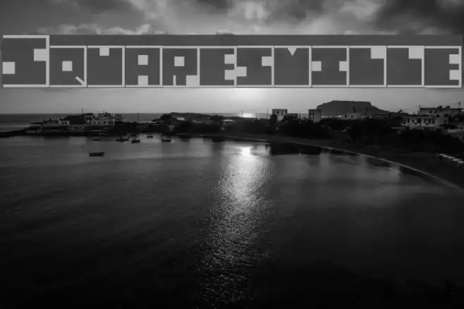 Squaresville Font examples
