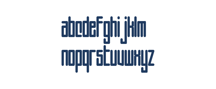 Squareworm Lowercase