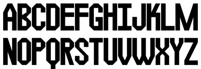 Squarex St Schriftart Groß