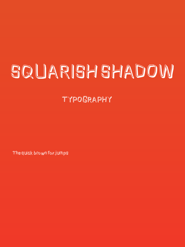 Squarish Shadow Poster
