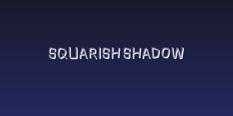 Squarish Shadow Social Header
