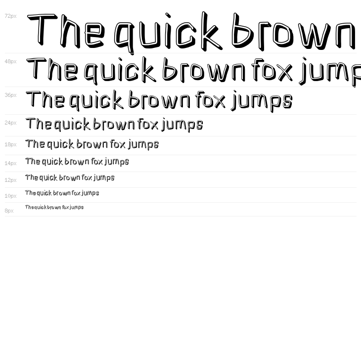 Squarish Shadow Waterfall