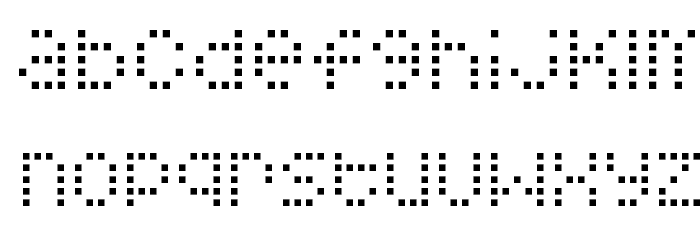 Squarodynamic 01 フォント 小文字