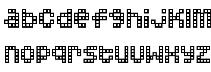 Squarodynamic 02 Font LOWERCASE