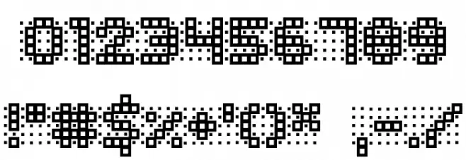 Squarodynamic 03 Font OTHER CHARS