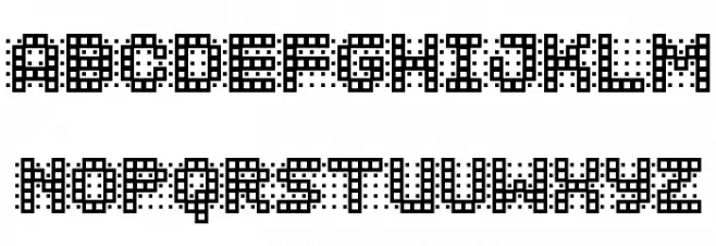 Squarodynamic 03 フォント 大文字