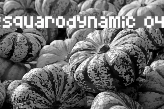 Squarodynamic 04 Font examples
