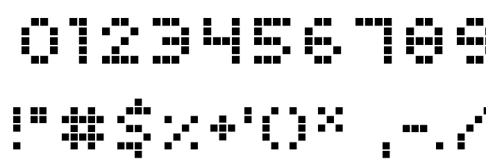 Squarodynamic 06 Font OTHER CHARS
