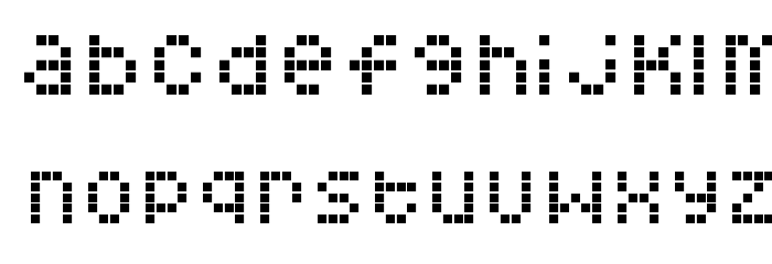 Squarodynamic 06 Font LOWERCASE