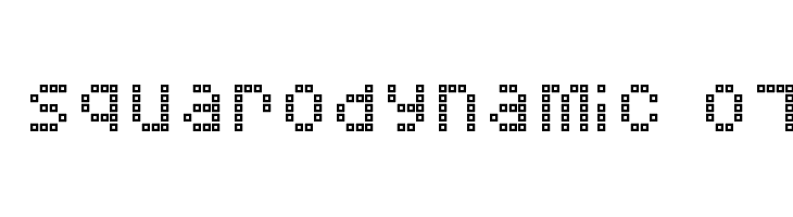 Squarodynamic 07 Font