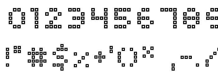 Squarodynamic 07 Font OTHER CHARS
