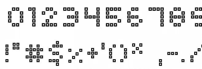 Squarodynamic 07 Font OTHER CHARS