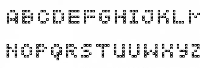 Squarodynamic 07 Schriftart Groß