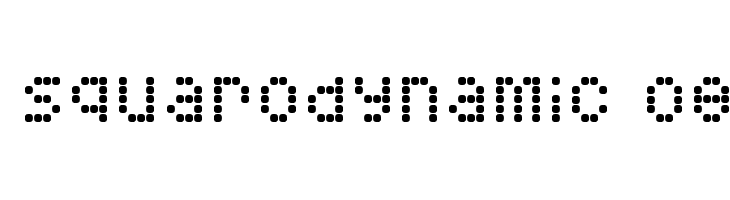 Squarodynamic 08 Font
