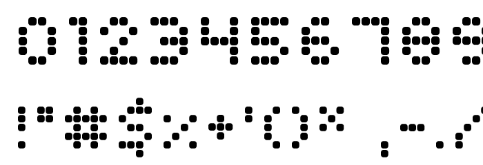Squarodynamic 08 Font OTHER CHARS