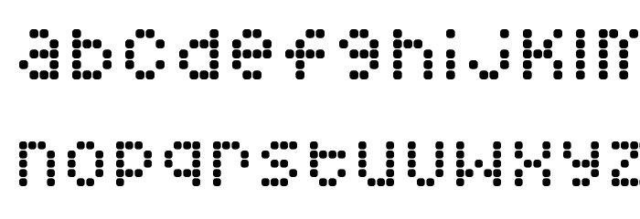 Squarodynamic 08 Font LOWERCASE