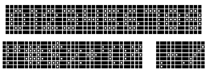 Squarodynamic 09 Font OTHER CHARS